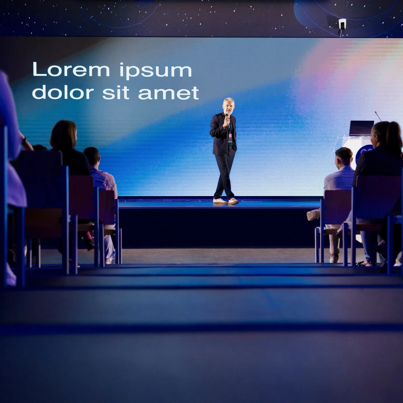 Award ceremony stage production